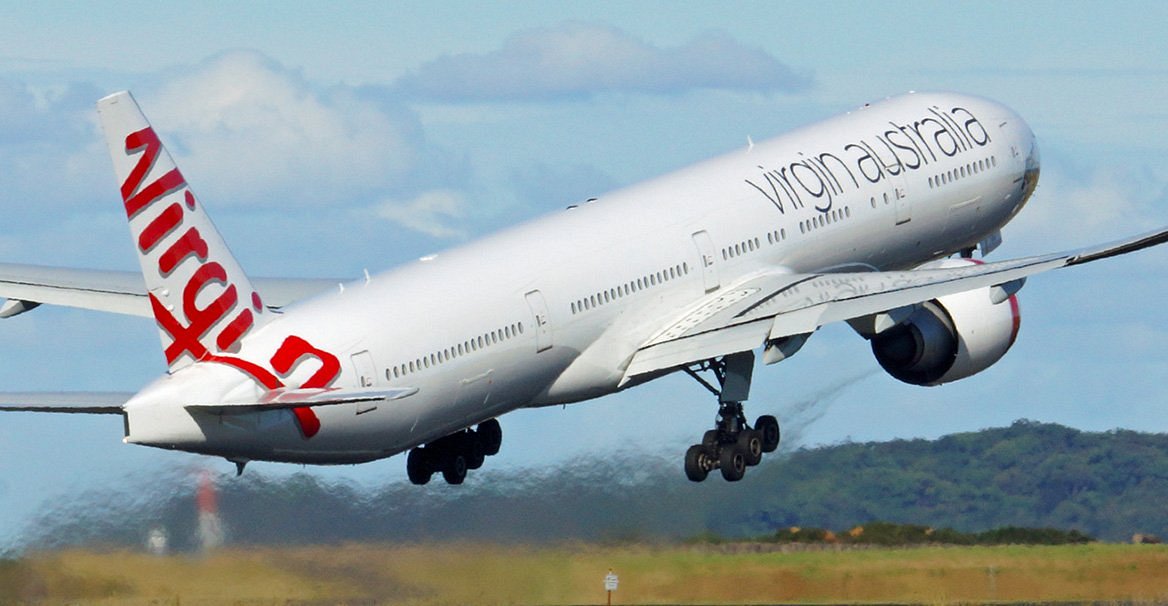virgin australia ucagi yer araciyla carpisti VV36Mc3d