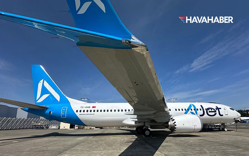 ajetin ikinci sifir boeing 737 8 max ucagi geliyor