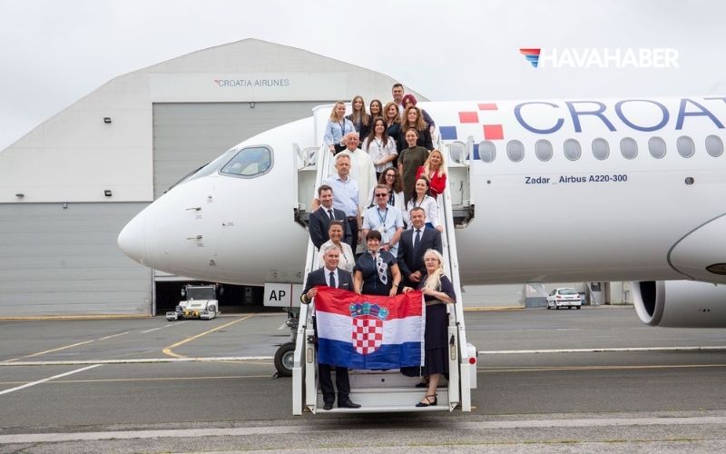 croatia airlines filosunu guclendirdi altinci airbus a220 zagrebe ulasti 2RITdgt8