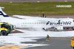 helsinki havalimaninda apron araci finnair ucagina carpti iJ4T5W1G