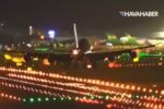 tayvanda korkulu anlar boeing 747 8fnin motoru piste vurdu ftrYfWFZ