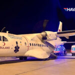 bitliste astim ve tansiyon hastasi ambulans ucakla ankaraya sevk edildi TcLeyUOx