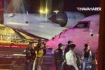 abdnin new york kentindeki laguardia havalimaninda iki yolcu ucagi carpisti BEkQuDMy